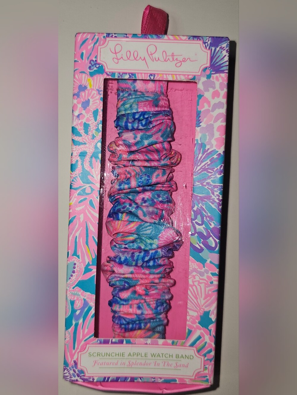 Lilly Pulitzer Scrunchie Apple Watch Band